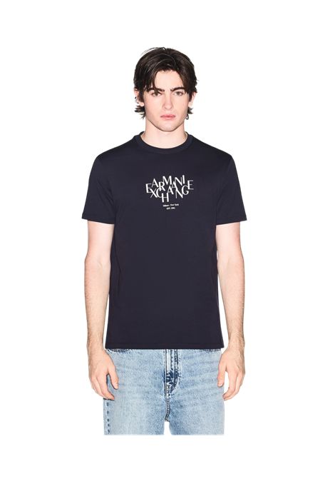 Regular-fit T-shirt in solid-color cotton jersey ARMANI EXCHANGE | T-shirt | XM002782 AF10356UB101